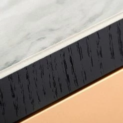 VIG Modrest Peak - Modern Black Oak Coffee Table By Hollywood Glam Living Room