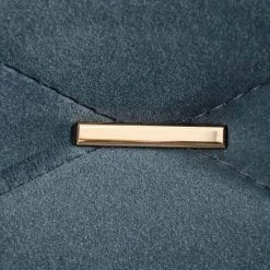 VIG Divani Casa Chesterfield - Blue Velvet Right Facing Sectional Sofa