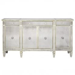Best Master Furniture Living Room Borghese Mirrored Buffet