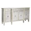 Best Master Furniture Living Room Borghese Mirrored Buffet