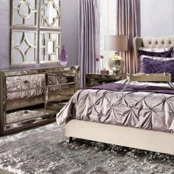 Best Master Furniture Omni Mirrored Dresser