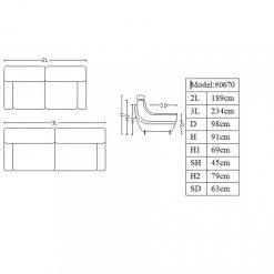 VIG Divani Casa Viper - Modern Bonded Leather Sofa Set Sofa & Loveseat