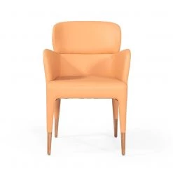 VIG Dining Room Modrest Ogden - Modern Rosegold Dining Armchair