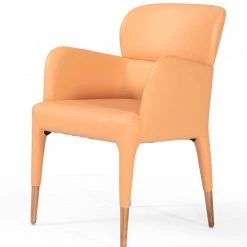 VIG Dining Room Modrest Ogden - Modern Rosegold Dining Armchair
