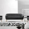 VIG Divani Casa Afton Modern Grey Fabric Sofa Set Living Room