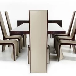 VIG Modrest Christa Modern Ebony High Gloss Dining Table By Hollywood Glam