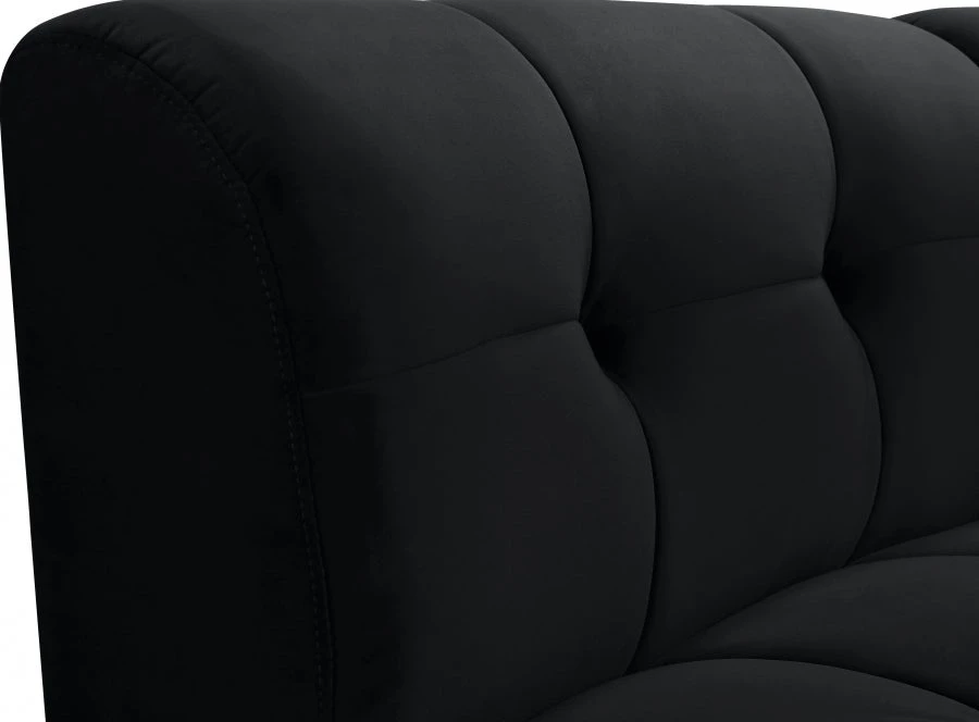 Meridian Furniture Living Room Limitless Modular Velvet Chair