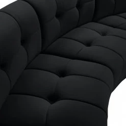 Meridian Furniture Living Room Limitless Modular Velvet 2 Piece Loveseat