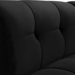 Meridian Furniture Limitless Modular Velvet 3 Piece Sofa