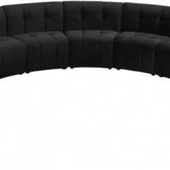 Meridian Furniture Limitless Modular Velvet 11 Piece Sectional