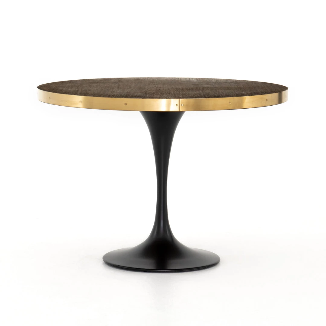 Four Hands Evans Bistro Table-Reclaimed Burnt Oak