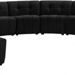 Meridian Furniture Limitless Modular Velvet 13 Piece Sectional