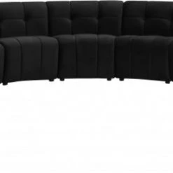 Meridian Furniture Limitless Modular Velvet 13 Piece Sectional