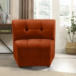 Meridian Furniture Living Room Limitless Modular Velvet Chair