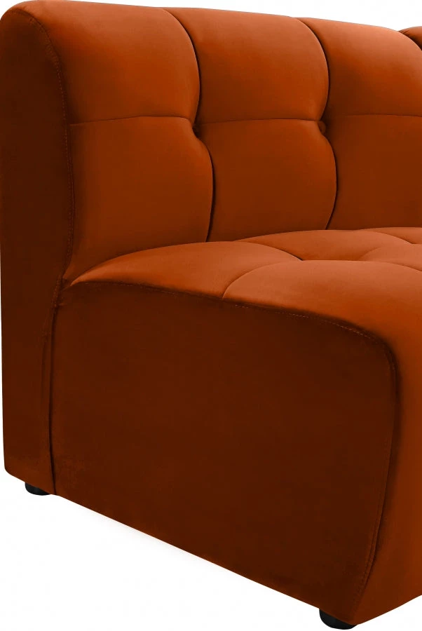Meridian Furniture Living Room Limitless Modular Velvet Chair