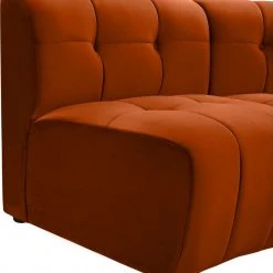 Meridian Furniture Limitless Modular Velvet 3 Piece Sofa