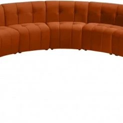 Meridian Furniture Limitless Modular Velvet 11 Piece Sectional