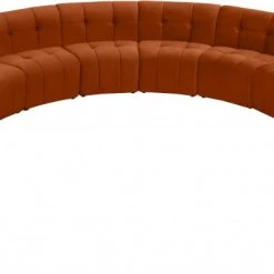 Meridian Furniture Limitless Modular Velvet 12 Piece Sectional