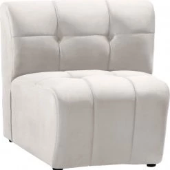 Meridian Furniture Living Room Limitless Modular Velvet Chair