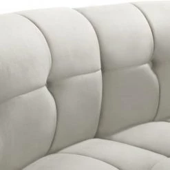 Meridian Furniture Living Room Limitless Modular Velvet 2 Piece Loveseat