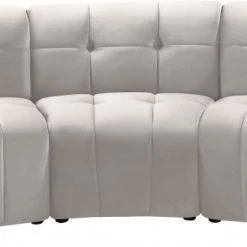 Meridian Furniture Limitless Modular Velvet 3 Piece Sofa