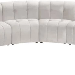 Meridian Furniture Limitless Modular Velvet 8 Piece Sectional Living Room