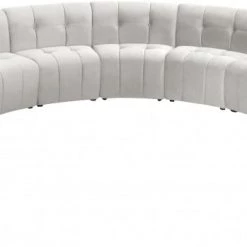 Meridian Furniture Limitless Modular Velvet 11 Piece Sectional