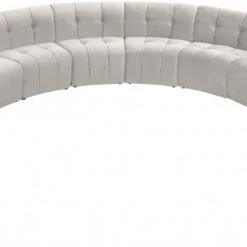 Meridian Furniture Limitless Modular Velvet 12 Piece Sectional