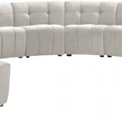 Meridian Furniture Limitless Modular Velvet 13 Piece Sectional
