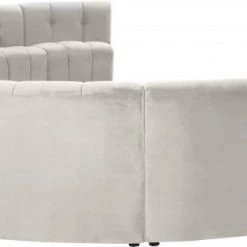 Meridian Furniture Limitless Modular Velvet 13 Piece Sectional