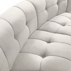 Meridian Furniture Limitless Modular Velvet 15 Piece Sectional Living Room