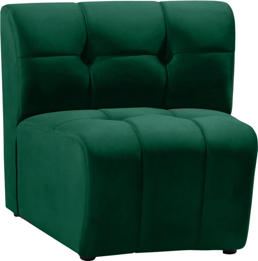 Meridian Furniture Living Room Limitless Modular Velvet Chair