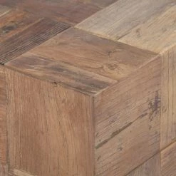 Four Hands Avignon Cube Coffee Table-Untouched Elm