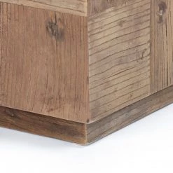 Four Hands Avignon Cube Coffee Table-Untouched Elm
