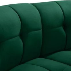 Meridian Furniture Living Room Limitless Modular Velvet 2 Piece Loveseat