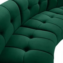 Meridian Furniture Living Room Limitless Modular Velvet 2 Piece Loveseat