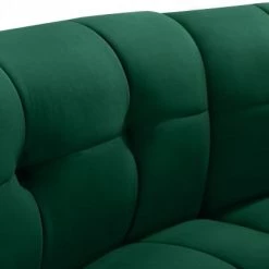 Meridian Furniture Limitless Modular Velvet 7 Piece Sectional Living Room