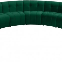 Meridian Furniture Limitless Modular Velvet 11 Piece Sectional