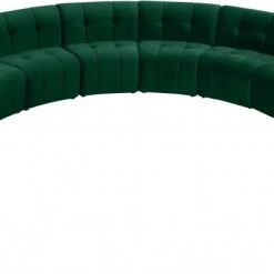 Meridian Furniture Limitless Modular Velvet 12 Piece Sectional