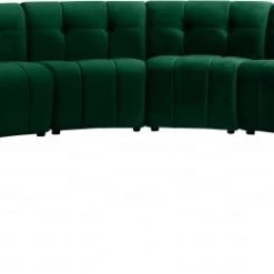 Meridian Furniture Limitless Modular Velvet 12 Piece Sectional