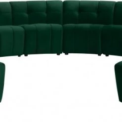 Meridian Furniture Limitless Modular Velvet 14 Piece Sectional