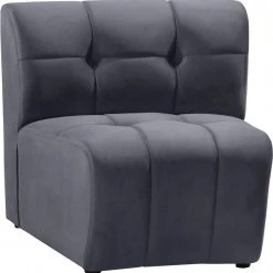 Meridian Furniture Living Room Limitless Modular Velvet Chair