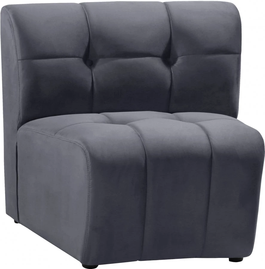 Meridian Furniture Living Room Limitless Modular Velvet Chair