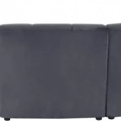 Meridian Furniture Limitless Modular Velvet 7 Piece Sectional Living Room