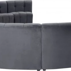 Meridian Furniture Limitless Modular Velvet 13 Piece Sectional