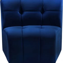 Meridian Furniture Living Room Limitless Modular Velvet Chair