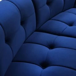 Meridian Furniture Living Room Limitless Modular Velvet 2 Piece Loveseat