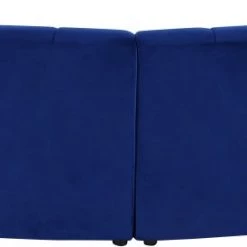 Meridian Furniture Limitless Modular Velvet 4 Piece Sectional Living Room