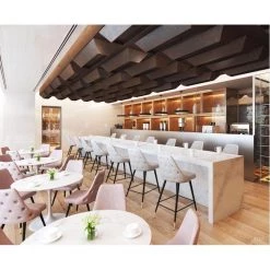 Zuo Mod Home Decor Apricot Ceiling Lamp Matte Black