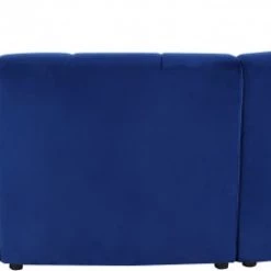 Meridian Furniture Limitless Modular Velvet 7 Piece Sectional Living Room